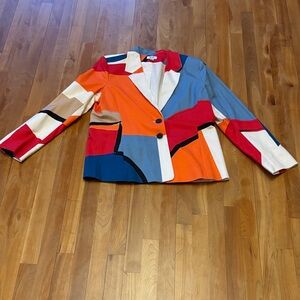 Per Se Multicolor Women's Blazer